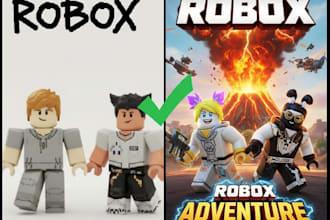 design roblox game thumbnails that get clicks