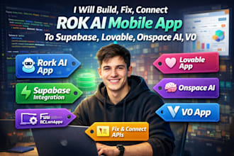 build fix connect rork ai mobile app to supabase lovable onspace ai v0 app