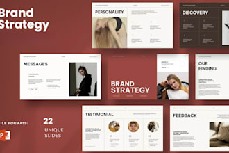 design branded powerpoint presentation canva design keynote deck ppt template