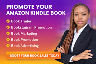 do professional book promotion for amazon KDP authors