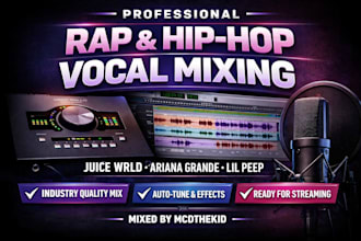 professionally mix vocals and master tracks