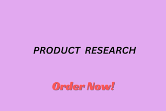 do product research on winning product