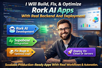 build fix and optimize rork ai apps with real backend and deployment