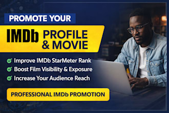 promote imdb profile and optimize your movie to increase starmeter ranking