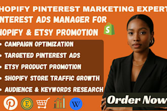 be your shopify pinterest marketing ads manager etsy promotion shopify marketing