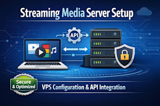 build and configure ip tv server xtreamui, xui using a vps with api integration