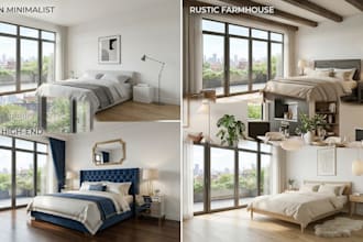 virtually stage your room photos