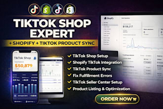 setup tiktok shop, shopify tiktok product sync, fix tiktok shop fulfilment error