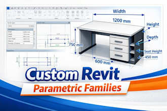 create custom revit parametric families for bim projects