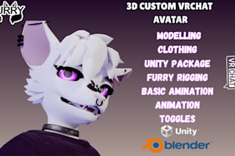 do vrchat furry avatar 3d vrchat avatar vrc furry nsfw avatar vrc character