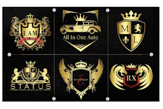 design vintage luxury, heraldic, crest, and emblem logo