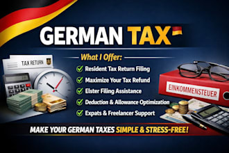 help with german resident income tax filing einkommensteuer and tax refund