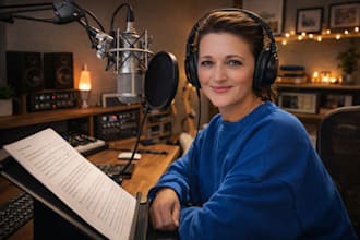 record a professional german audiobook or narration