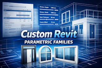 build custom architectural revit parametric families