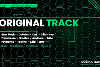 produce an original electronic music track