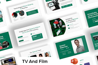 fiim pitch deck animation ppt video TV show web show