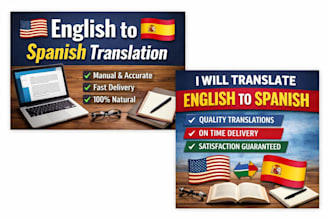 translate english to spanish manually