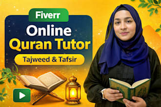 be your quran teacher for online quran learning with tajweed