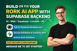 build connect rork ai app to supabase, deploy rork app to app store, lovable app