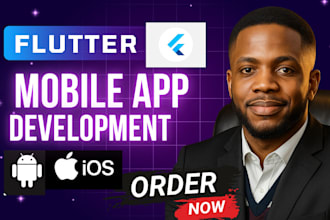 develop cross platform flutter mobile app development android ios flutter app
