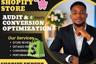audit shopify store, shopify conversion optimization and store analysis