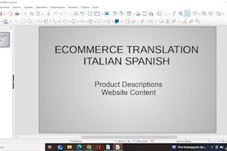 translate your italian ecommerce texts into spanish