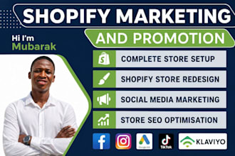 do shopify marketing, shopify promotion, shopify store SEO and sales growth