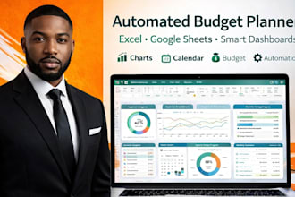 create custom budget excel spreadsheet goggle sheet charts KPI dashboard vba csv