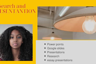 design professional google slides and powerpoint presentations