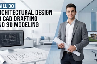 do architectural design, 2d cad drafting, and 3d modeling