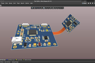create multilayer rigid flex or hybrid pcb circuit design