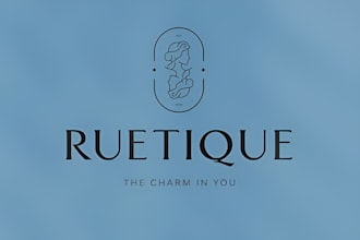 design fashion boutique feminine beauty and clothing logo