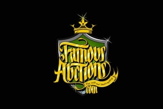 make extraordinary glamorous logo for famous auctions
