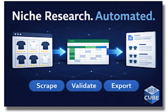 build an automated market research and export pipeline