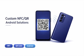build nfc tap to share or qr code android app in flutter