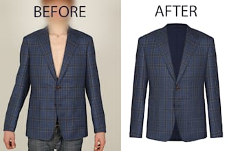 do ghost mannequin for clothing photos