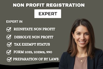 do nonprofit registration, register 501c3, reinstate 501c3, 1023ez, 990, bylaws