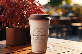 do creative paper cup packaging design