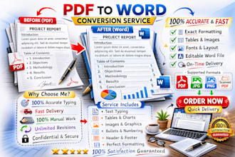 do fast data entry, copy paste, pdf to word typing work