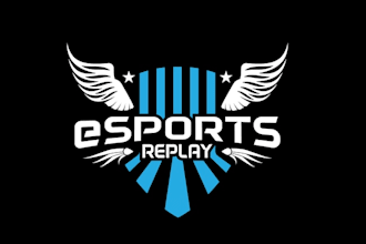 create a cutting edge custom logo for a gaming website