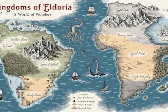 do an amazing world or regional custom fantasy map