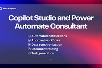do copilot studio agent, power automate planner, ai chatbot, power app, ms team