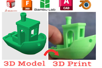 create 3d cad model for 3d printing, edit stl bambu lab