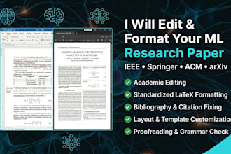 proofread, edit and format your machine learning research paper in latex