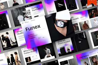 redesign powerpoint presentation slide, revamp investor pitch deck, canva