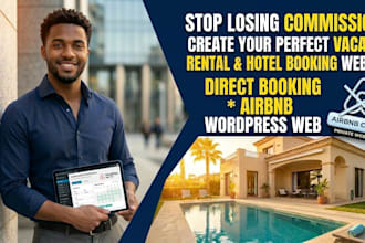 create vacation rental website hotel booking direct booking airbnb wordpress web