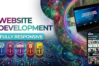 build responsive wordpress and ecommerce website