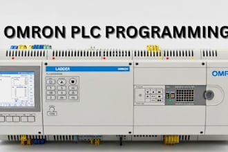 do ladder logic and omron for any plc programming and hmi design
