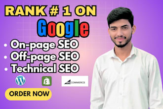 do wordpress website on page and shopify technical SEO expert for ranking