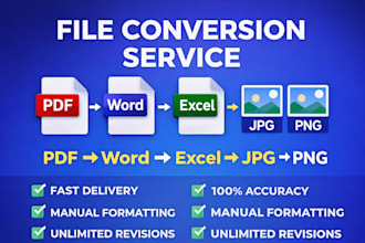 convert PDF to word, excel, jpg, png or any file format professionally